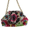 Accessories Wolf u0026 Willa | Wolf & Willa, Multicoloured Silk Ikat Pin Up Bag