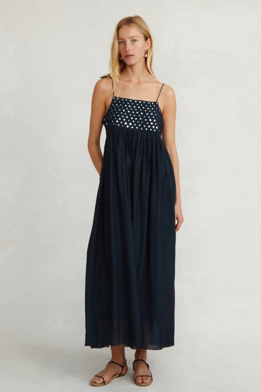 Clothing Chan Luu | Chan Luu, Sahara Dress- Navy