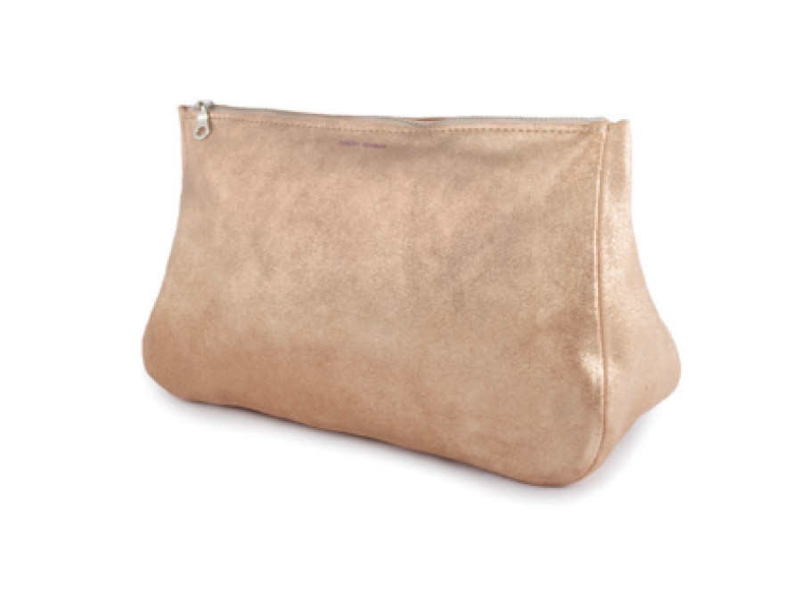 Accessories Tracey Tanner | Tracey Tanner, Sparkle Fatty Medium Pouch- Rose Gold