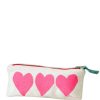 Accessories Erin Flett | Erin Flett, Heart Pencil Bag