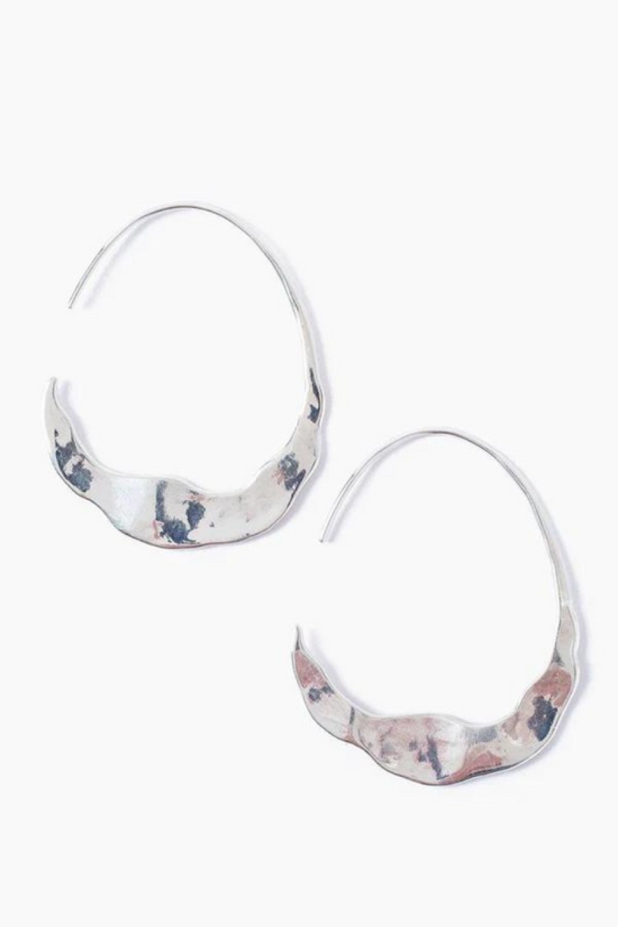 Jewelry Chan Luu | Chan Luu, Silver Crescent Moon Hoops