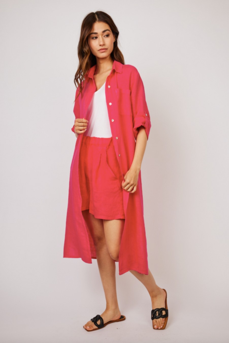 Clothing Pistache | Pistache, Maxi Linen Blouse Dress