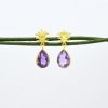 Jewelry Schmuckoo | Schmuckoo, Pineapple Earrings- Purple Amethyst