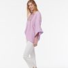 Clothing Nina Leuca | Nina Leuca, Pink Linen Top