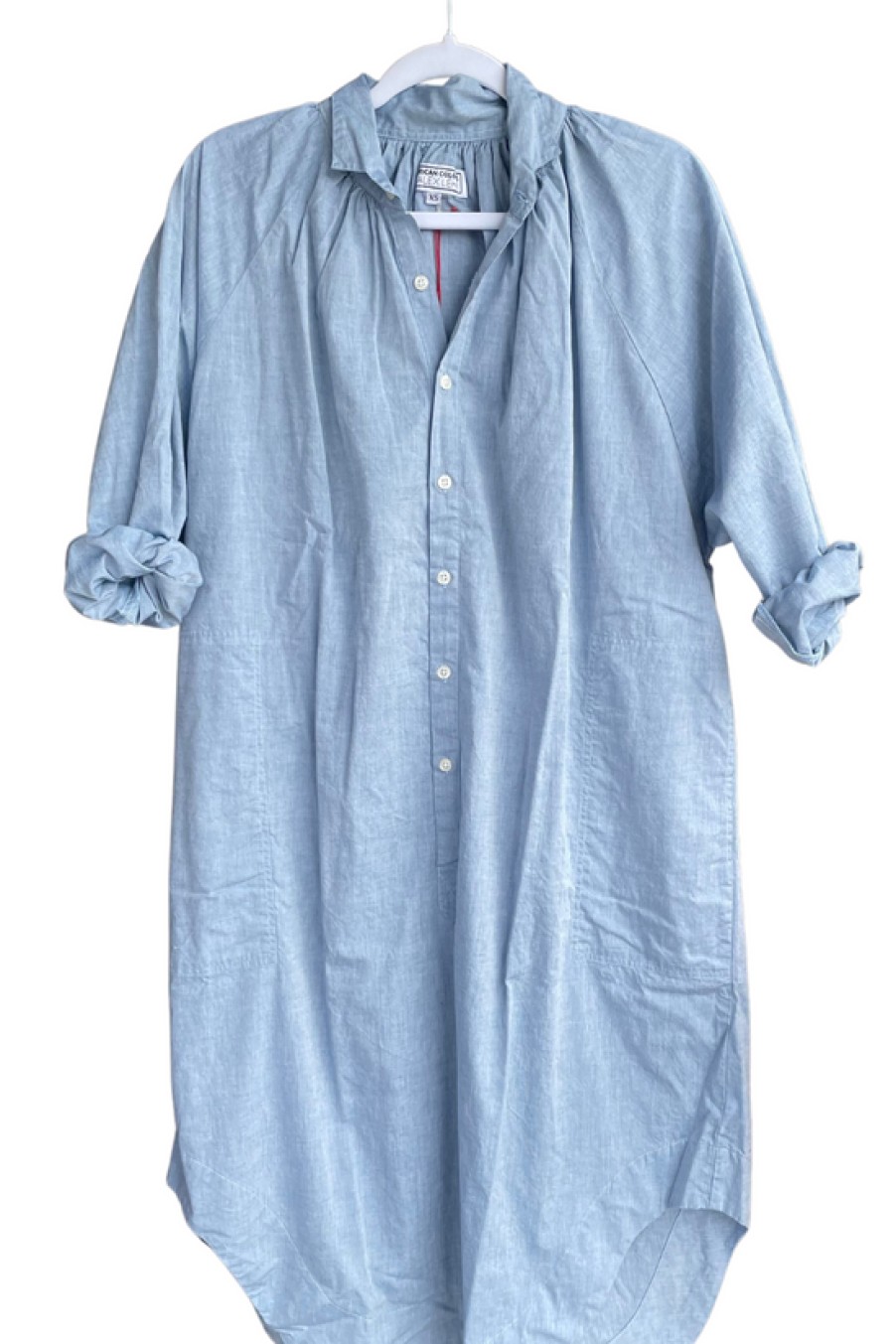 Clothing American Colors | American Colors, Newport Dress- Blue Chambray