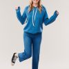 Clothing Snapdragon Designs | Cashmere Sports Hoodie-Sapphire