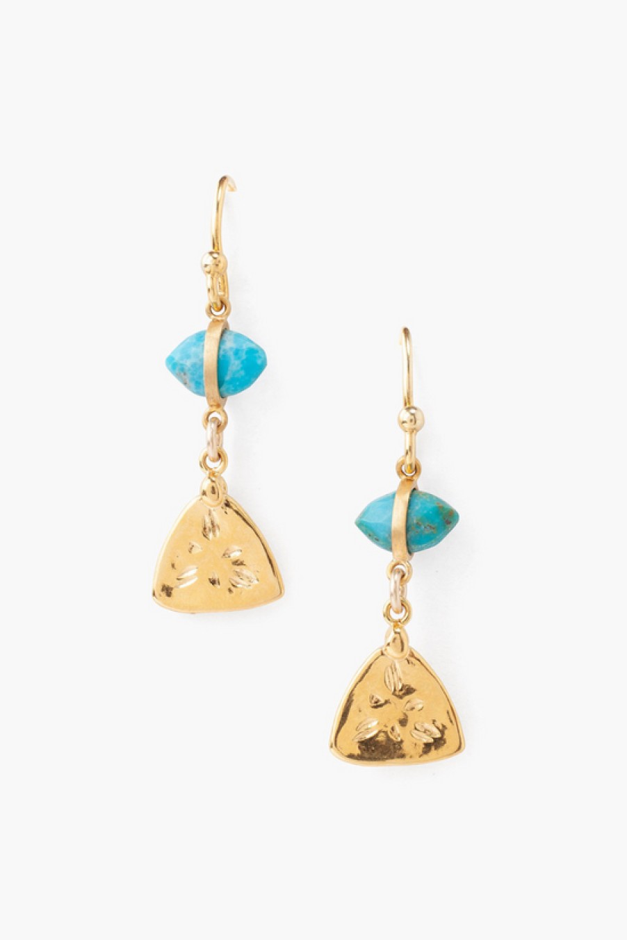 Jewelry Chan Luu | Chan Luu, Turquoise Gold Drop Earrings