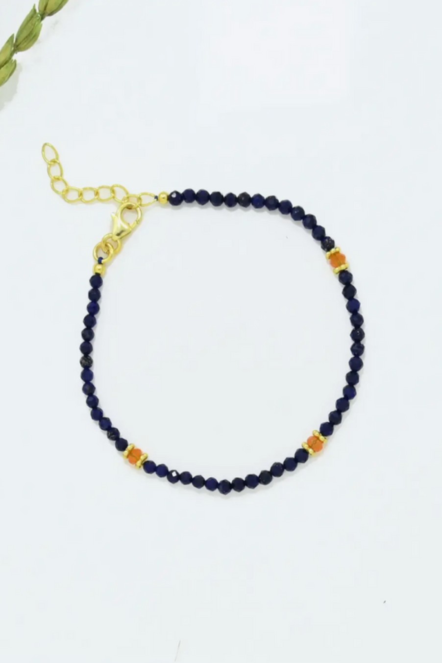 Jewelry Schmuckoo | Schmuckoo, Lapis & Carnelian Dainty Beaded Bracelet