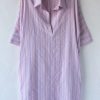 Clothing Lost u0026 Found | Lost & Found, Cotton Stripe Dress- Lilac