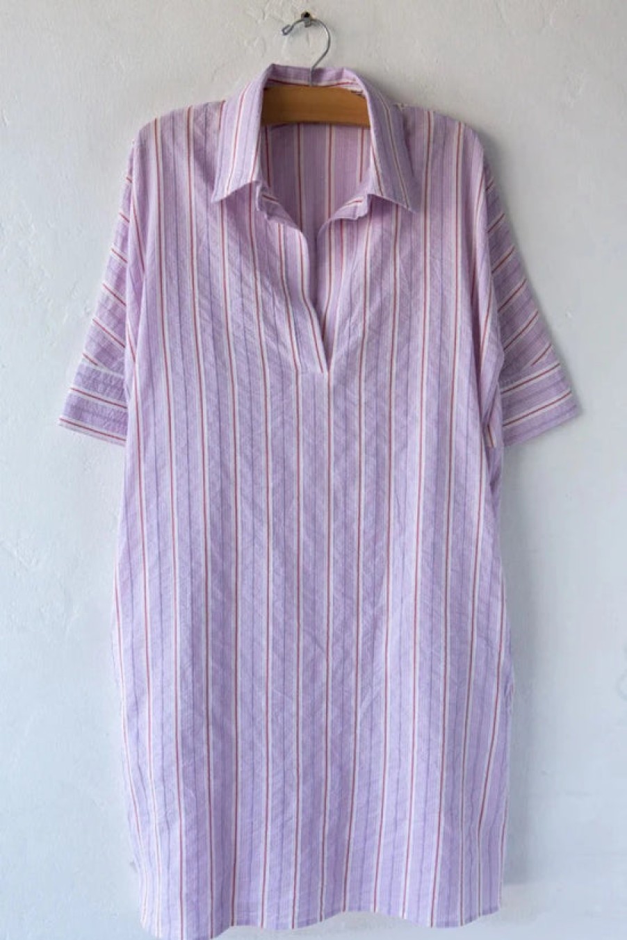 Clothing Lost u0026 Found | Lost & Found, Cotton Stripe Dress- Lilac