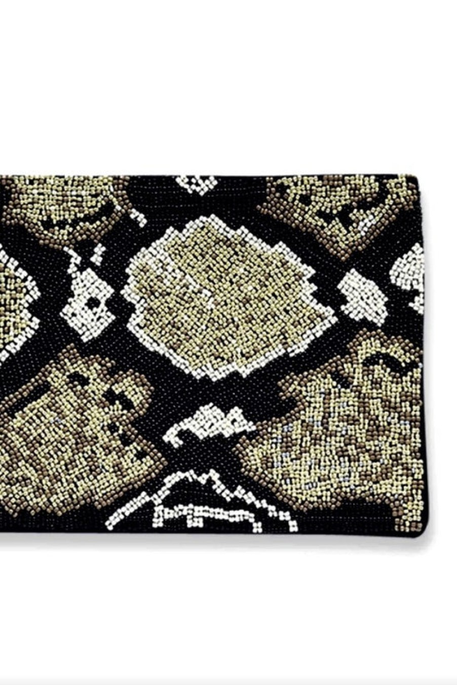 Accessories INK+ALLOY | Ink+Alloy, Python Seed Bead Clutch