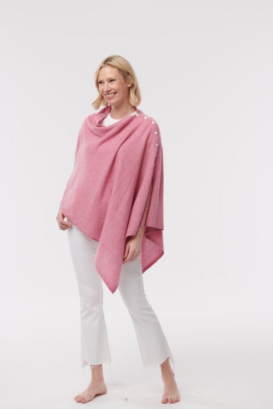 Clothing Snapdragon Designs | Cashmere Button Poncho S