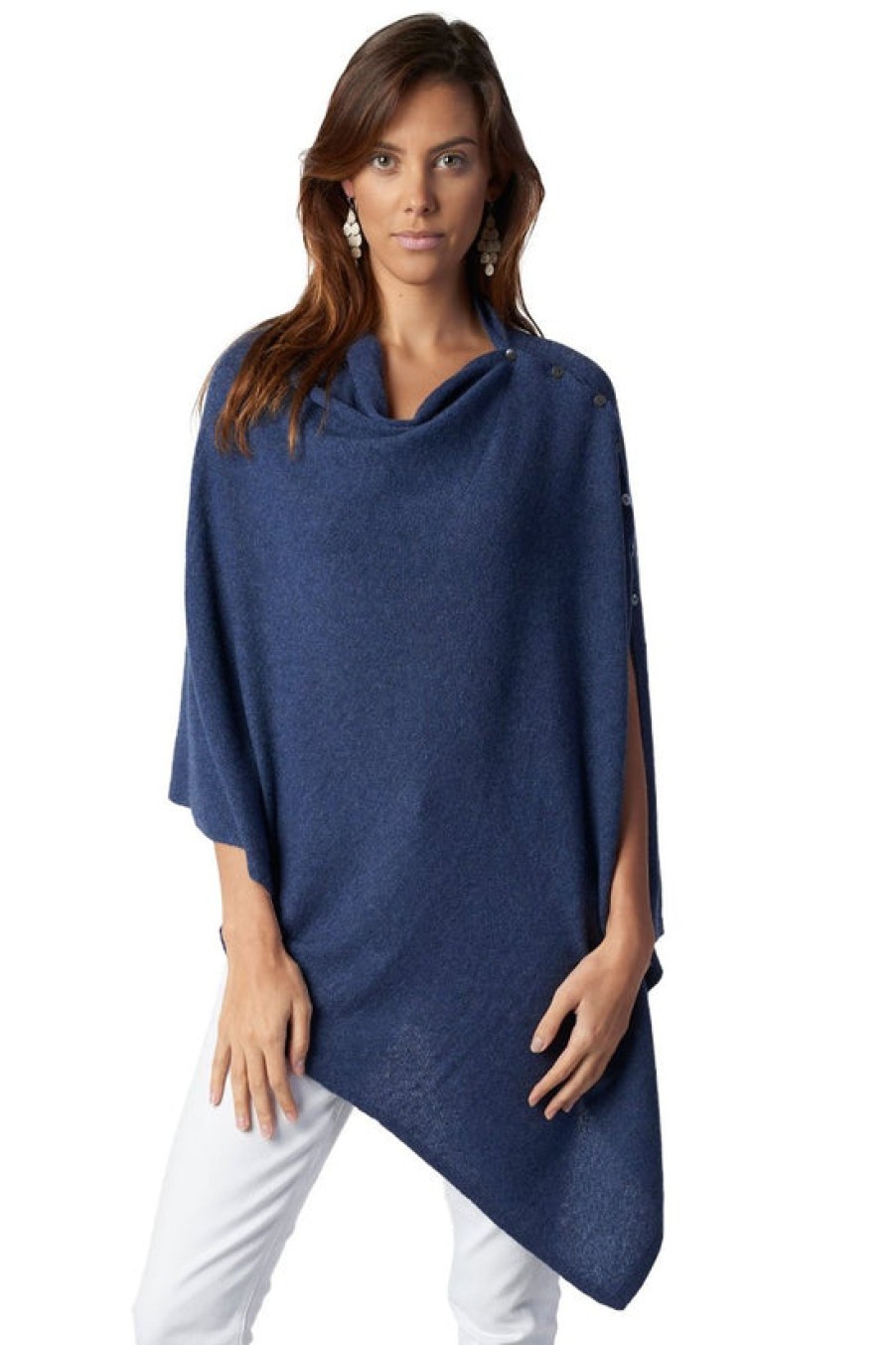 Clothing Snapdragon Designs | Cashmere Button Poncho S