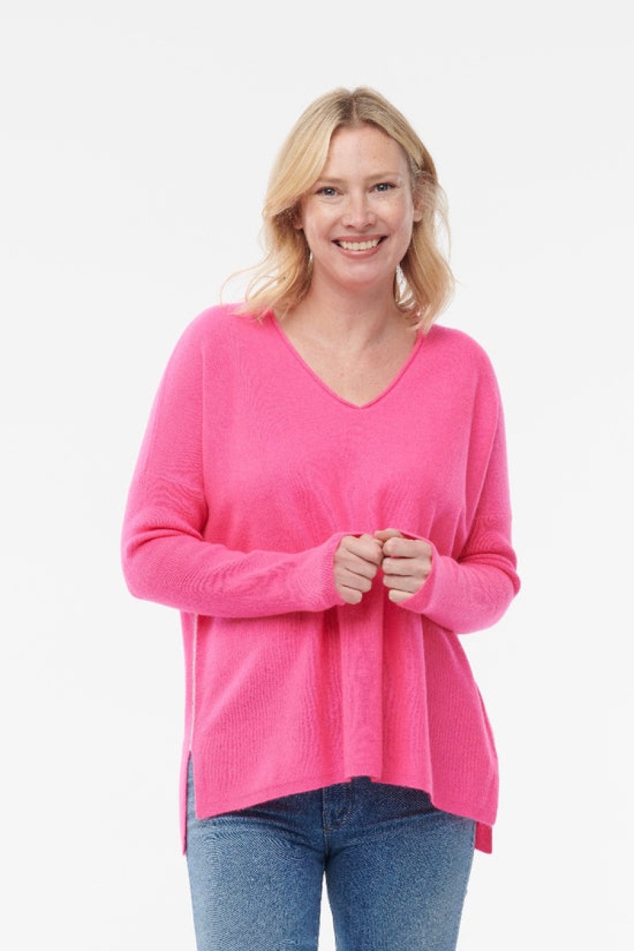 Clothing Snapdragon Designs | Cashmere New V-Neck Sweater