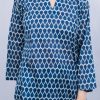 Clothing Dolma | Dolma, Leaves Blue Tunic