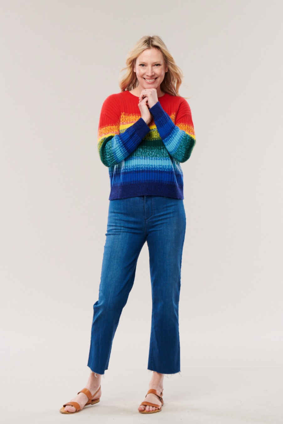 Clothing Snapdragon Designs | Cashmere Rainbow Lounge Sweater