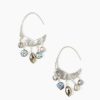 Jewelry Chan Luu | Chan Luu, Crescent Grey Pearl & Labradorite Silver Earrings