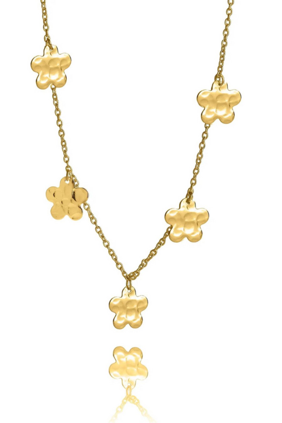 Jewelry The Makery Collection | The Makery, Gold Daisy Chain Charm Necklace