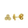 Jewelry Bamiyan | Gold Sphere Cluster Stud Earrings