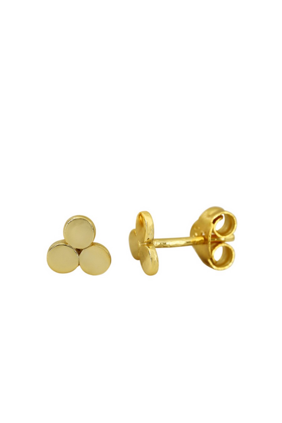 Jewelry Bamiyan | Gold Sphere Cluster Stud Earrings