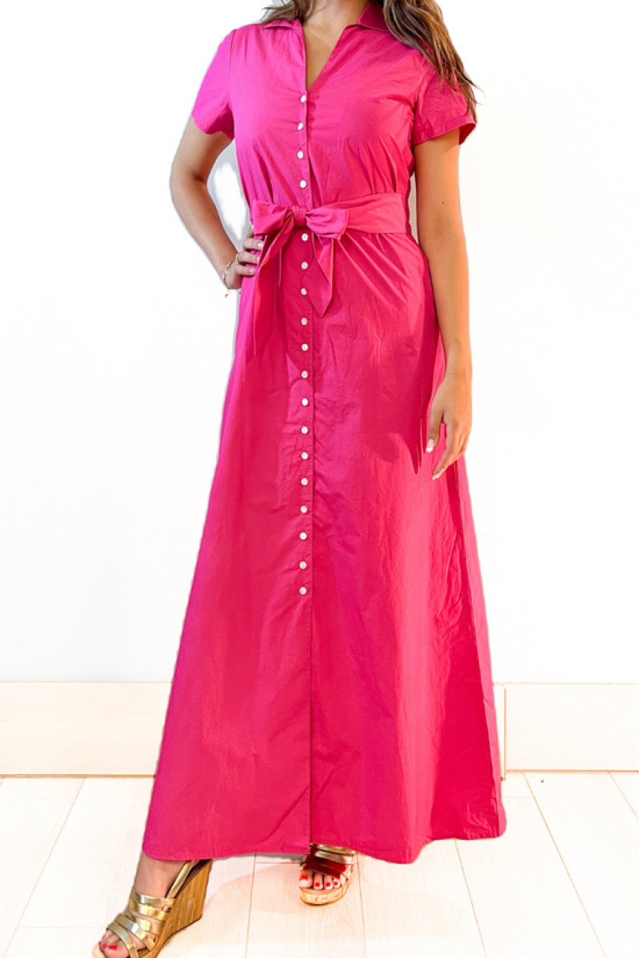 Clothing La Plage | La Plage, Alex Maxi Dress- Hot Pink