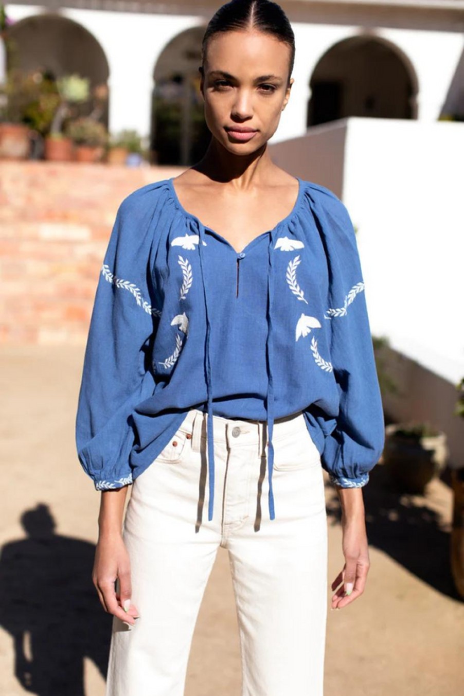 Clothing Emerson Fry | Emerson Fry, Lucy Dove Embroidery Blouse