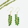 Jewelry Schmuckoo | Schmuckoo, Green Jade Drizzle Drop Earrings