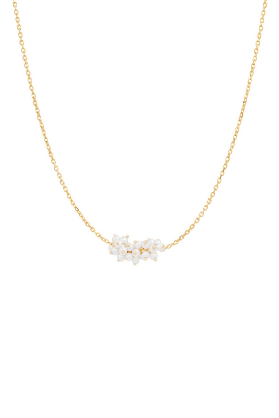 Jewelry TAI | Tai, Gold Vermeil Chain With Freshwater Pearl Cluster