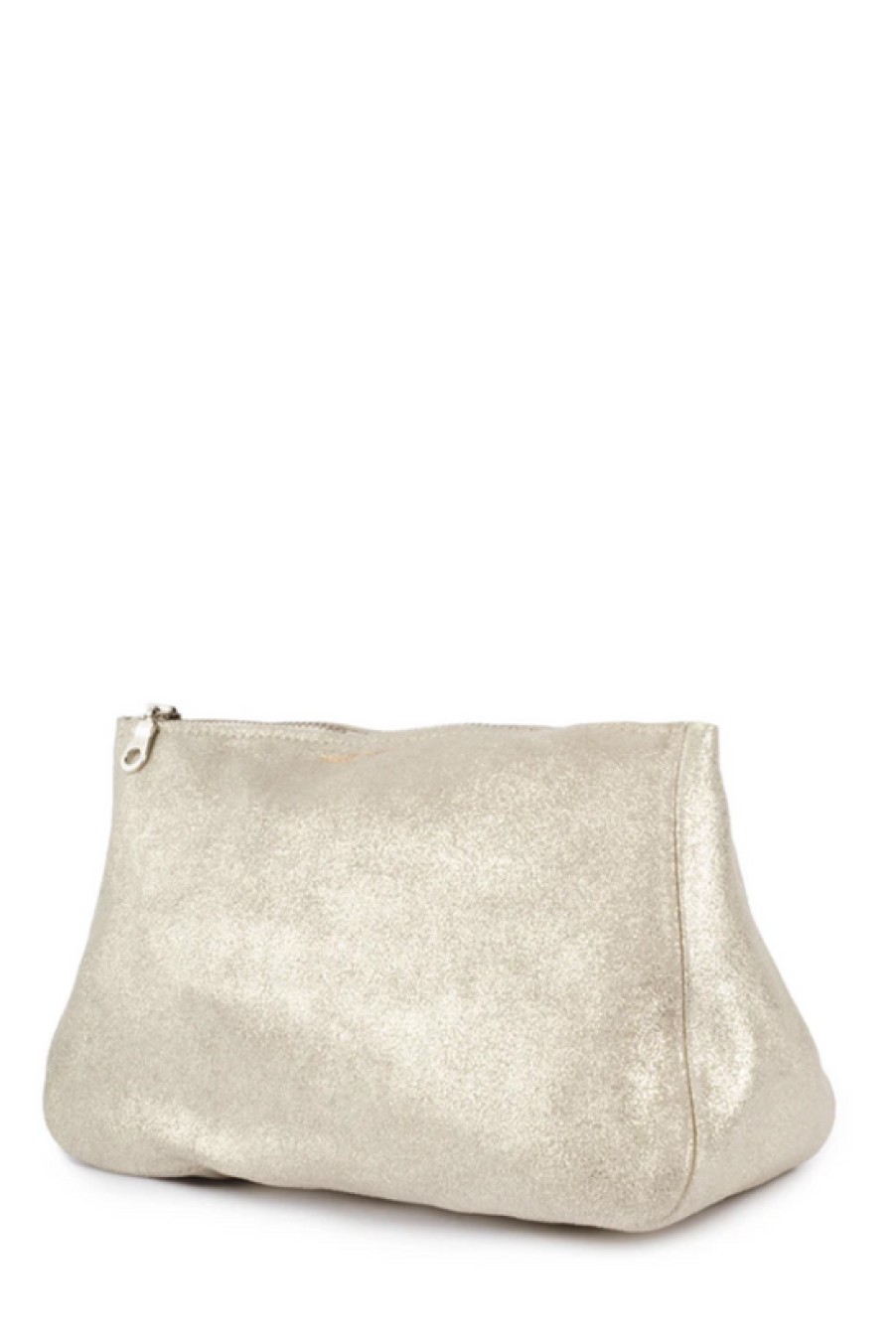 Accessories Tracey Tanner | Tracey Tanner, Sparkle Fatty Medium Pouch- Sparkle Champagne