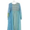 Clothing Injiri | Injiri, Teej Teal Muslin Dress