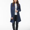 Clothing Snapdragon Designs | Cashmere Ribbed Sweater Coat