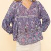 Clothing Bell | Bell, Stella Top- Purple Floral