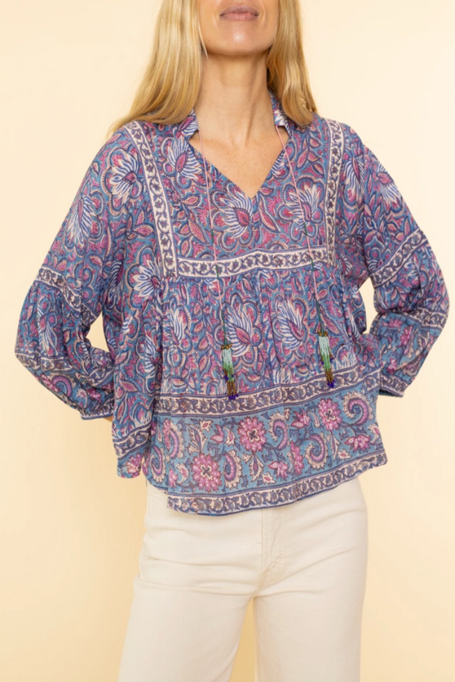 Clothing Bell | Bell, Stella Top- Purple Floral