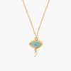 Jewelry Chan Luu | Chan Luu, Turquoise Evil Eye Necklace