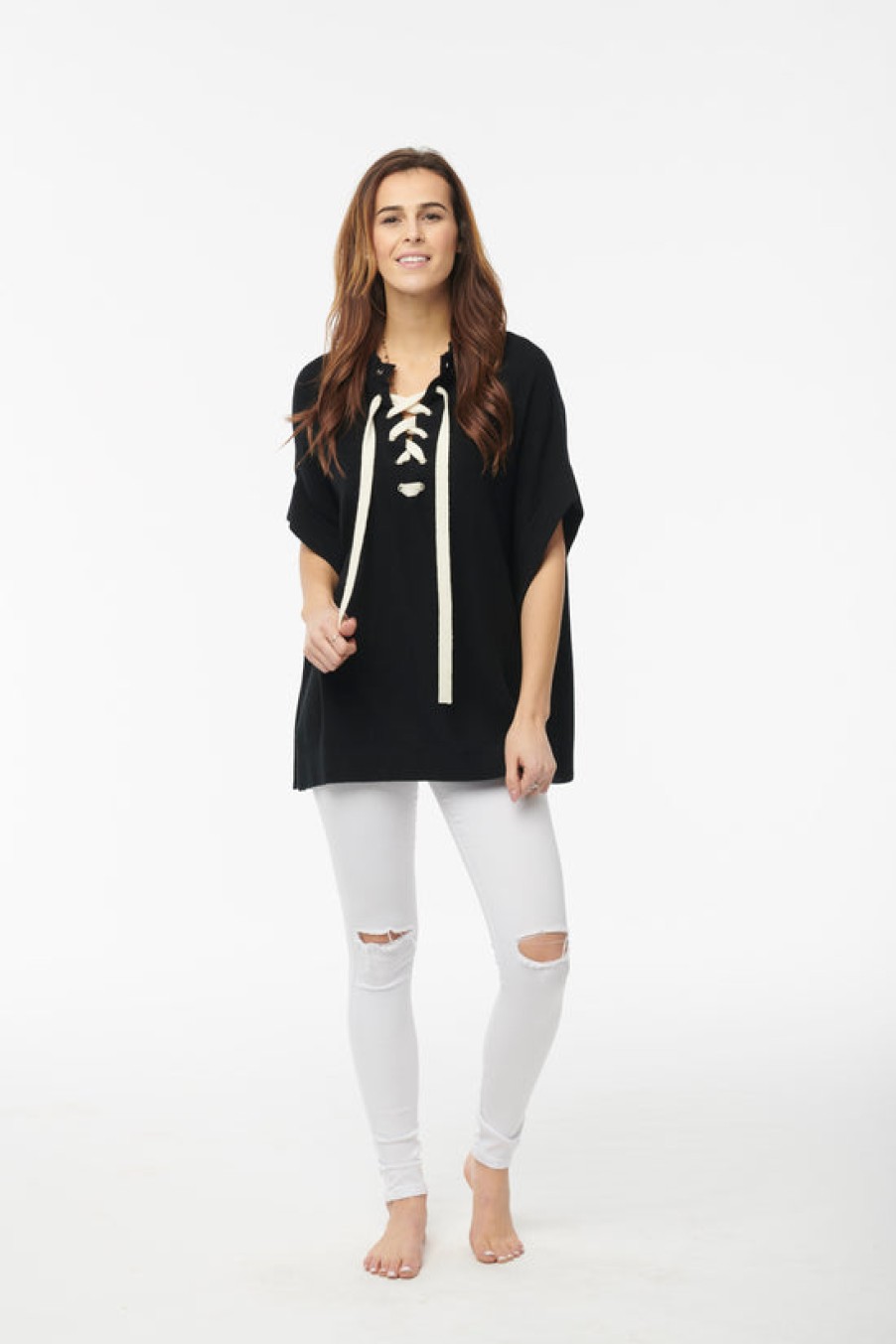 Clothing Snapdragon Designs | Lace Up Poncho