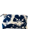 Accessories Erin Flett | Erin Flett, Navy Butterflies Makeup Zipper Bag