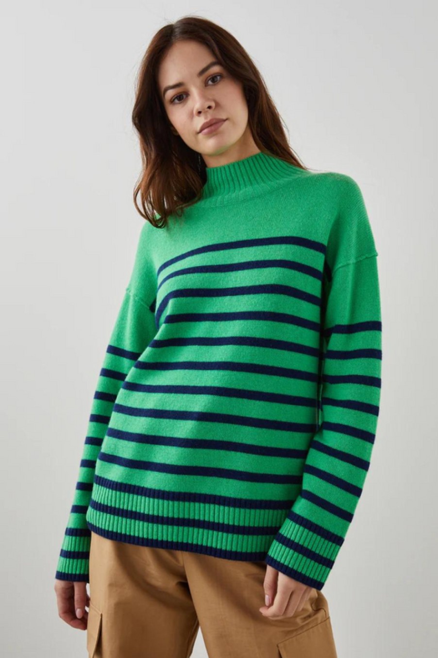 Clothing Rails | Rails, Sasha Sweater- Kelly Navy Stripe