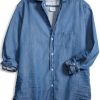 Clothing Frank u0026 Eileen | Frank & Eileen, Eileen Woven Button Up Shirt- Vintage Stonewashed Indigo