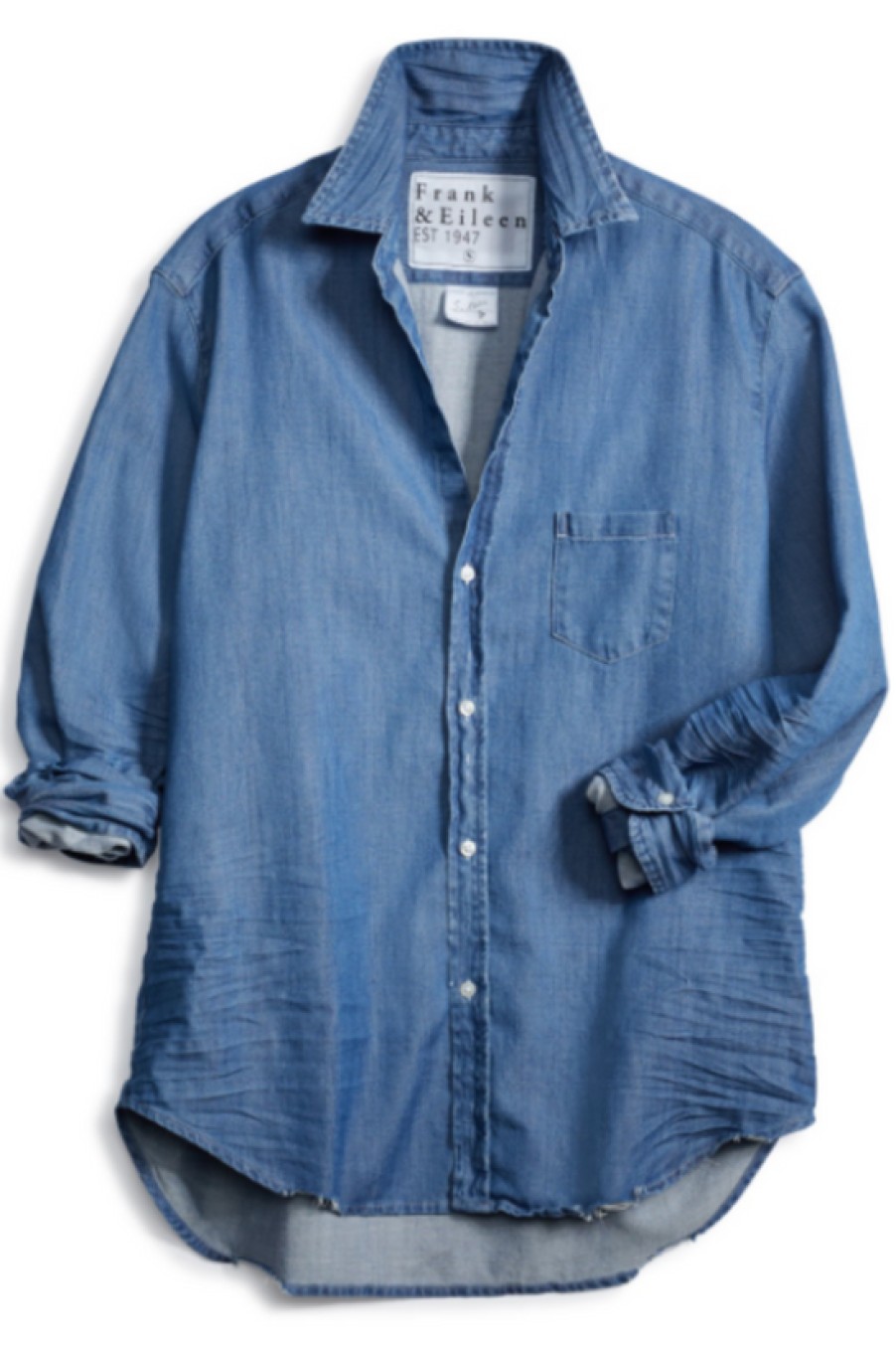 Clothing Frank u0026 Eileen | Frank & Eileen, Eileen Woven Button Up Shirt- Vintage Stonewashed Indigo