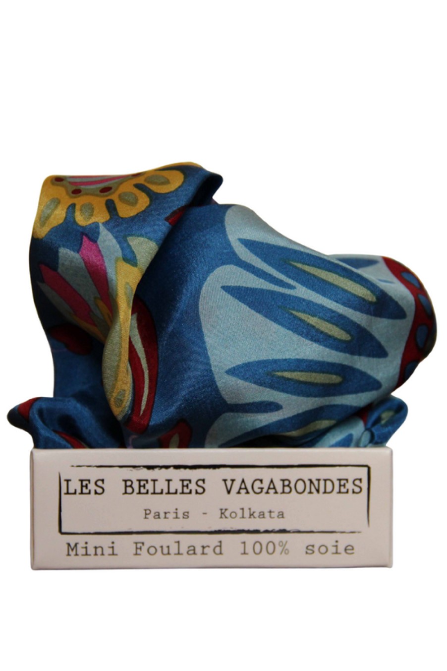 Accessories Les Belles Vagabondes | Les Belles Vagabondes, Mini Marushka Scarf- Blue