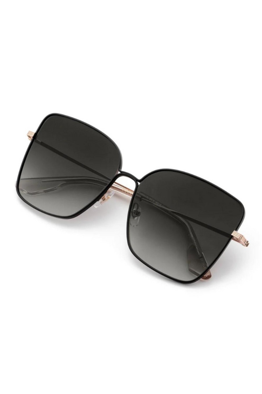 Accessories Krewe | Krewe, Dolly Sunglasses- Matte Black + Rose Gold