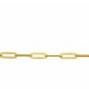 Jewelry Bamiyan | Gold Paperclip Chain Bracelet- 7.5