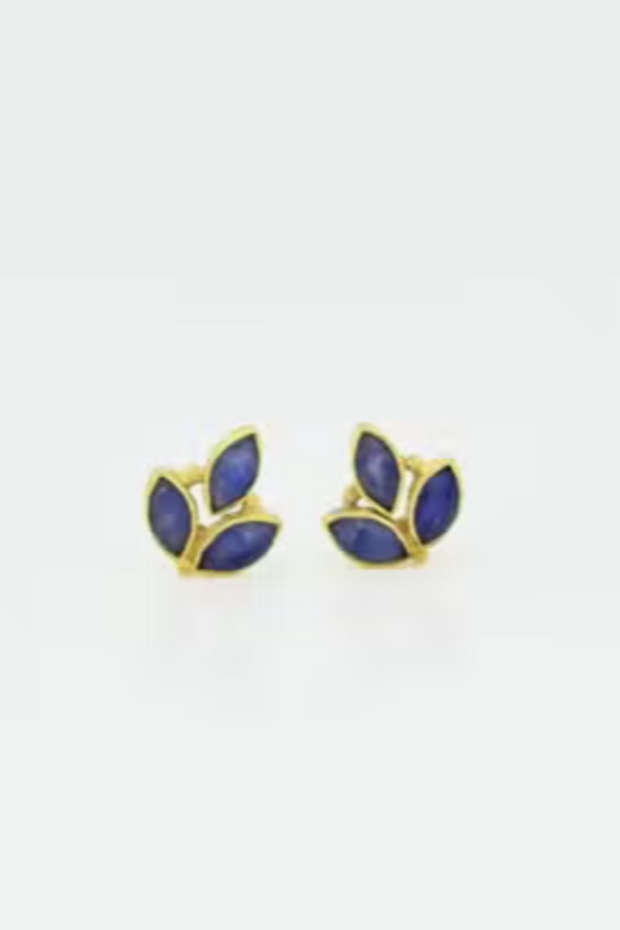 Jewelry Schmuckoo | Schmuckoo, Petal Stud Earrings- Blue Sillimanite