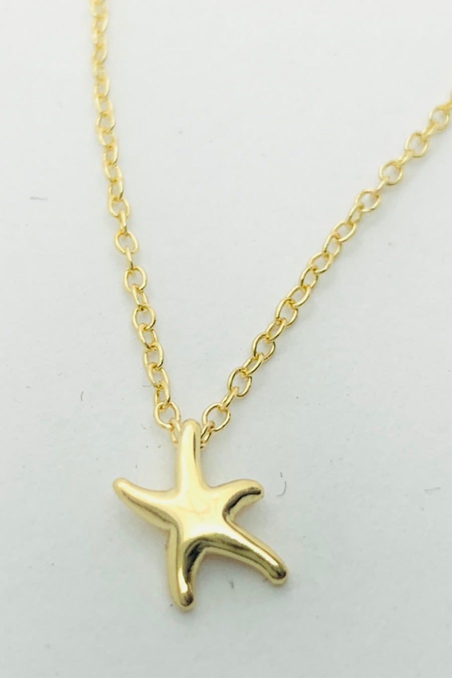 Jewelry The Makery Collection | The Makery, Gold Mini Starfish Necklace