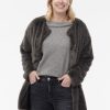 Clothing Elaine Kim | Elaine Kim, Sarai Faux Fur Reversible Crew Neck Coat- Iron