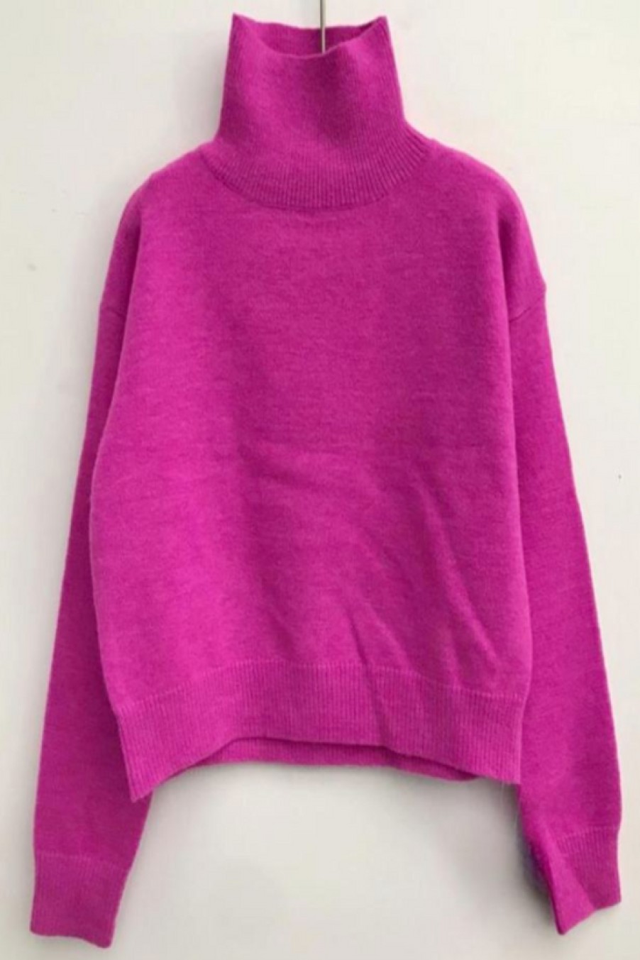 Clothing Lyla+Luxe | Lyla+Luxe, Mabel Mock Neck- Magenta