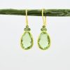 Jewelry Schmuckoo | Schmuckoo, Maple Green Gold Earrings- Emerald & Amethyst