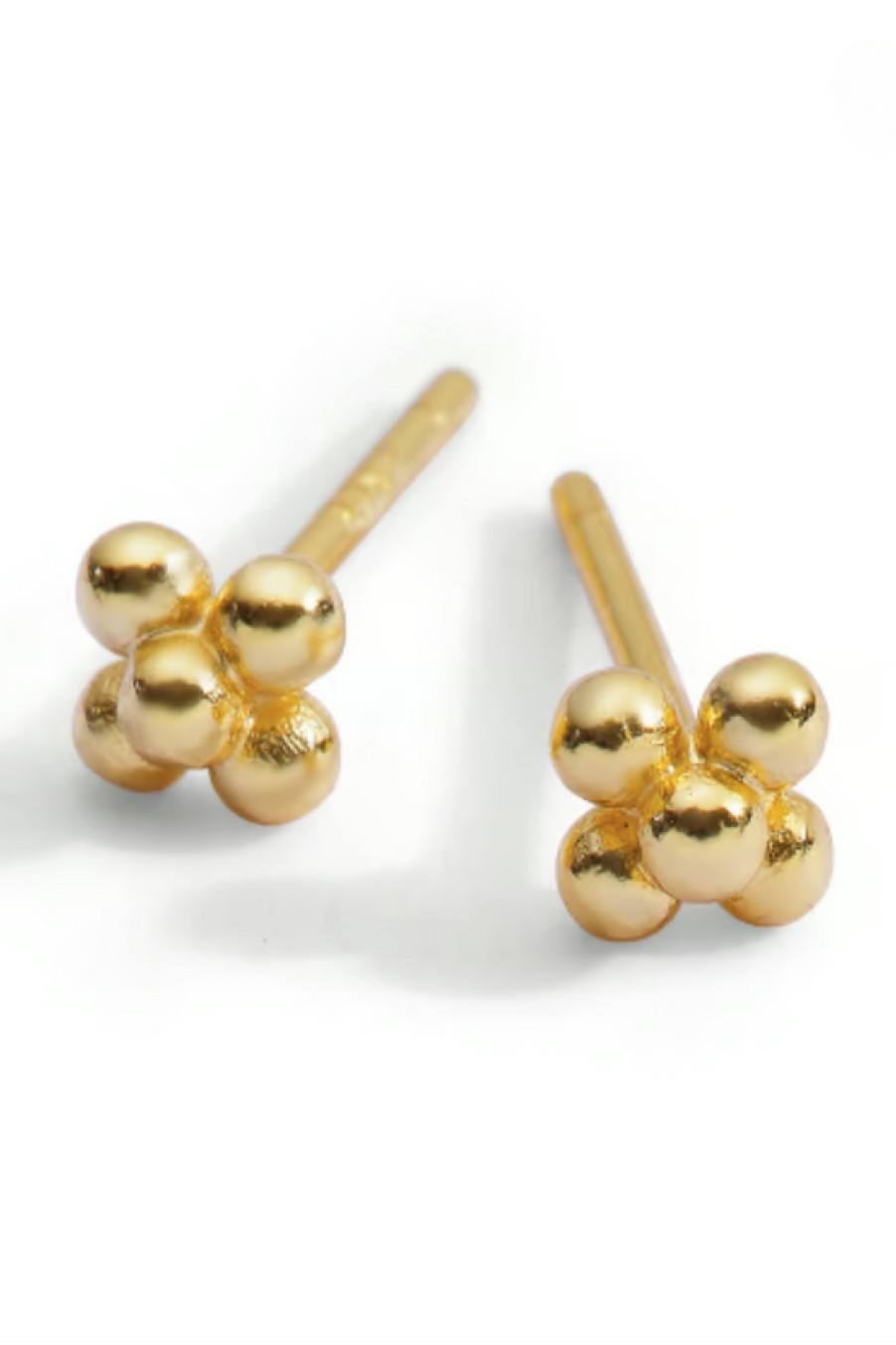 Jewelry The Makery Collection | The Makery, Gold Five Dot Cluster Stud Earrings