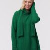 Clothing Snapdragon Designs | Cable Knit Hygge Sweater With Scarf (Limited Fun S)