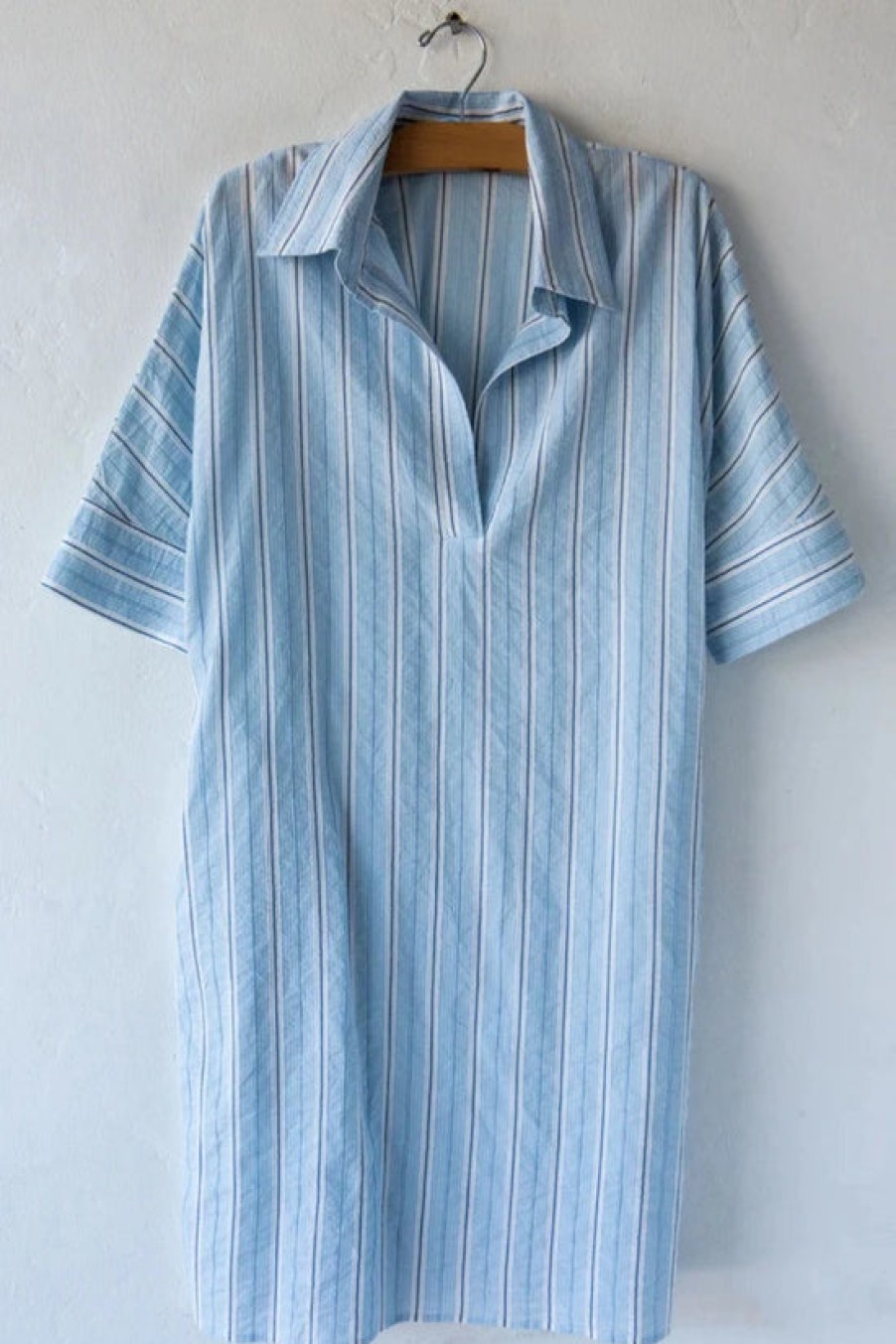 Clothing Lost u0026 Found | Lost & Found, Cotton Stripe Dress- Pool